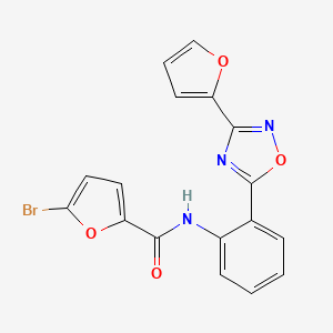 5-bromo-N-{2-[3-(2-furyl)-1,2,4-oxadiazol-5-yl]phenyl}-2-furamide