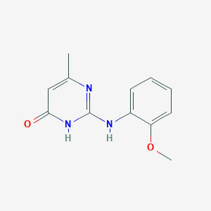 2-[(2-methoxyphenyl)amino]-6-methyl-4(3H)-pyrimidinone