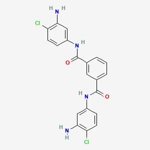 molecular formula C20H16Cl2N4O2 B6040826 N,N'-bis(3-amino-4-chlorophenyl)isophthalamide 