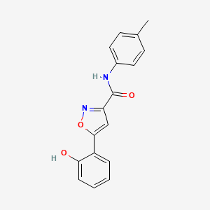 5-(2-hydroxyphenyl)-N-(4-methylphenyl)-3-isoxazolecarboxamide