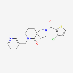 2-[(3-chloro-2-thienyl)carbonyl]-7-(3-pyridinylmethyl)-2,7-diazaspiro[4.5]decan-6-one