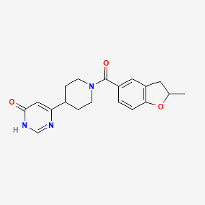 6-{1-[(2-methyl-2,3-dihydro-1-benzofuran-5-yl)carbonyl]piperidin-4-yl}pyrimidin-4(3H)-one