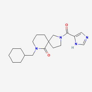 7-(cyclohexylmethyl)-2-(1H-imidazol-4-ylcarbonyl)-2,7-diazaspiro[4.5]decan-6-one