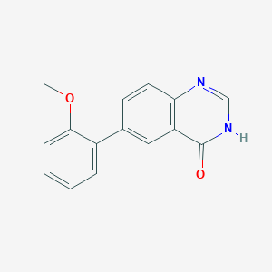 molecular formula C15H12N2O2 B6041119 6-(2-methoxyphenyl)-4(3H)-quinazolinone 