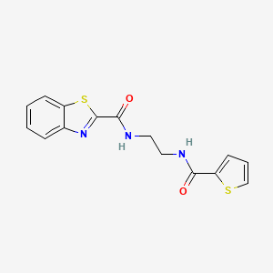 N-{2-[(2-thienylcarbonyl)amino]ethyl}-1,3-benzothiazole-2-carboxamide