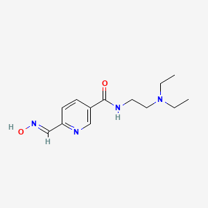 N-[2-(diethylamino)ethyl]-6-[(hydroxyimino)methyl]nicotinamide