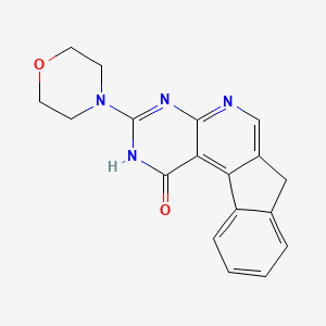 3-(4-morpholinyl)-2,7-dihydro-1H-indeno[1',2':4,5]pyrido[2,3-d]pyrimidin-1-one