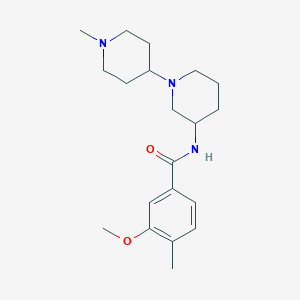 3-methoxy-4-methyl-N-(1'-methyl-1,4'-bipiperidin-3-yl)benzamide