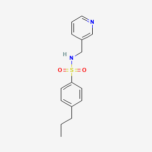 4-propyl-N-(3-pyridinylmethyl)benzenesulfonamide