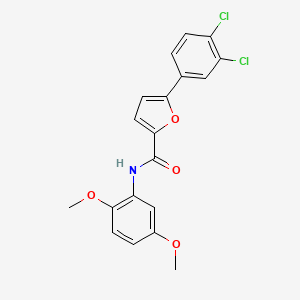 5-(3,4-dichlorophenyl)-N-(2,5-dimethoxyphenyl)-2-furamide