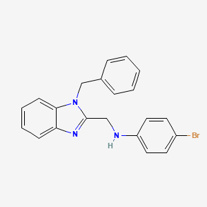 N-[(1-benzyl-1H-benzimidazol-2-yl)methyl]-4-bromoaniline