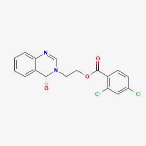 2-(4-oxo-3(4H)-quinazolinyl)ethyl 2,4-dichlorobenzoate