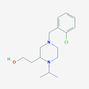 2-[4-(2-chlorobenzyl)-1-isopropyl-2-piperazinyl]ethanol