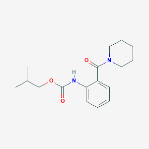 molecular formula C17H24N2O3 B6041442 isobutyl [2-(1-piperidinylcarbonyl)phenyl]carbamate 