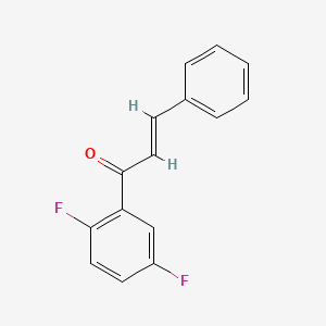 molecular formula C15H10F2O B604152 (2E)-1-(2,5-difluorophenyl)-3-phenylprop-2-en-1-one CAS No. 877862-83-4