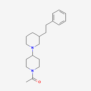 1'-acetyl-3-(2-phenylethyl)-1,4'-bipiperidine