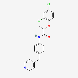 2-(2,4-dichlorophenoxy)-N-[4-(4-pyridinylmethyl)phenyl]propanamide