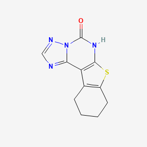 8,9,10,11-tetrahydro[1]benzothieno[3,2-e][1,2,4]triazolo[1,5-c]pyrimidin-5(6H)-one