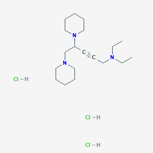 N,N-diethyl-4,5-di-1-piperidinyl-2-pentyn-1-amine trihydrochloride