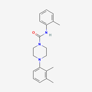 molecular formula C20H25N3O B6041855 4-(2,3-dimethylphenyl)-N-(2-methylphenyl)-1-piperazinecarboxamide 