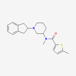 N-[1-(2,3-dihydro-1H-inden-2-yl)-3-piperidinyl]-N,5-dimethyl-2-thiophenecarboxamide