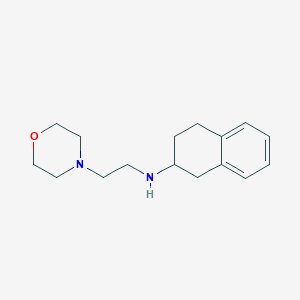 molecular formula C16H24N2O B6042111 N-[2-(4-morpholinyl)ethyl]-1,2,3,4-tetrahydro-2-naphthalenamine 