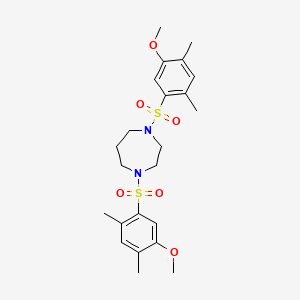 1,4-Bis(5-methoxy-2,4-dimethylbenzenesulfonyl)-1,4-diazepane
