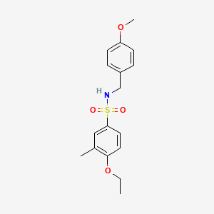 4-ethoxy-N-(4-methoxybenzyl)-3-methylbenzenesulfonamide