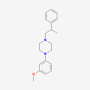 1-(3-methoxyphenyl)-4-(2-phenylpropyl)piperazine