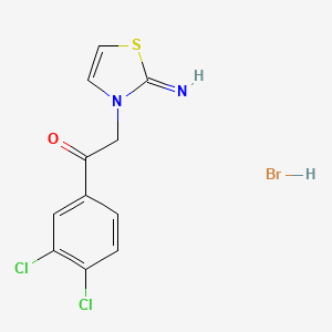 1-(3,4-dichlorophenyl)-2-(2-imino-1,3-thiazol-3(2H)-yl)ethanone hydrobromide