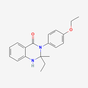 3-(4-ethoxyphenyl)-2-ethyl-2-methyl-2,3-dihydro-4(1H)-quinazolinone