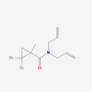 molecular formula C11H15Br2NO B6042252 N,N-diallyl-2,2-dibromo-1-methylcyclopropanecarboxamide 