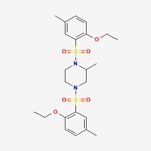 1,4-Bis(2-ethoxy-5-methylbenzenesulfonyl)-2-methylpiperazine