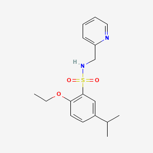 2-ethoxy-5-isopropyl-N-(2-pyridinylmethyl)benzenesulfonamide