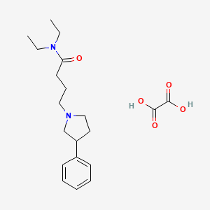 N,N-diethyl-4-(3-phenyl-1-pyrrolidinyl)butanamide oxalate