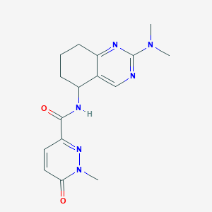 N-[2-(dimethylamino)-5,6,7,8-tetrahydro-5-quinazolinyl]-1-methyl-6-oxo-1,6-dihydro-3-pyridazinecarboxamide