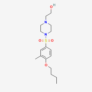 2-{4-[(4-Butoxy-3-methylphenyl)sulfonyl]-1-piperazinyl}ethanol