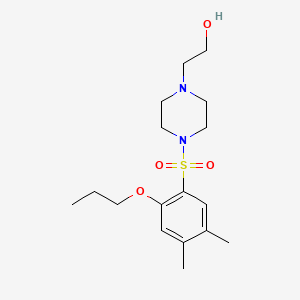 2-{4-[(4,5-Dimethyl-2-propoxyphenyl)sulfonyl]-1-piperazinyl}ethanol