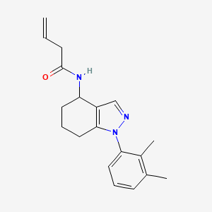 molecular formula C19H23N3O B6042585 N-[1-(2,3-dimethylphenyl)-4,5,6,7-tetrahydro-1H-indazol-4-yl]-3-butenamide 