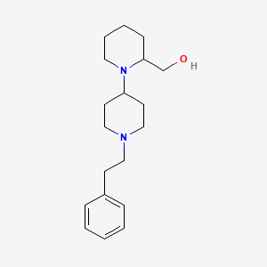 molecular formula C19H30N2O B6042615 [1'-(2-phenylethyl)-1,4'-bipiperidin-2-yl]methanol 