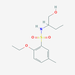 2-ethoxy-N-[1-(hydroxymethyl)propyl]-5-methylbenzenesulfonamide