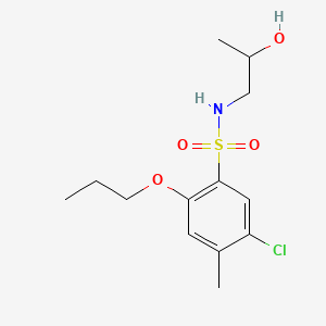 [(5-Chloro-4-methyl-2-propoxyphenyl)sulfonyl](2-hydroxypropyl)amine