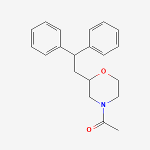 molecular formula C20H23NO2 B6042666 4-acetyl-2-(2,2-diphenylethyl)morpholine 