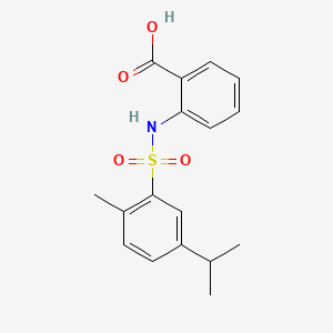 molecular formula C17H19NO4S B604281 2-{[(5-Isopropyl-2-methylphenyl)sulfonyl]amino}benzoic acid CAS No. 1428150-36-0