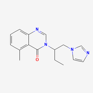 3-[1-(1H-imidazol-1-ylmethyl)propyl]-5-methylquinazolin-4(3H)-one