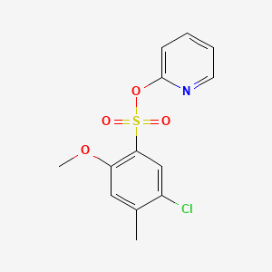 2-Pyridinyl 5-chloro-2-methoxy-4-methylbenzenesulfonate