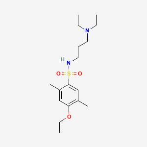 N-[3-(diethylamino)propyl]-4-ethoxy-2,5-dimethylbenzenesulfonamide