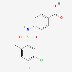 4-(4,5-Dichloro-2-methylbenzenesulfonamido)benzoic acid