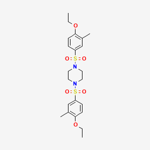 1,4-Bis(4-ethoxy-3-methylbenzenesulfonyl)piperazine