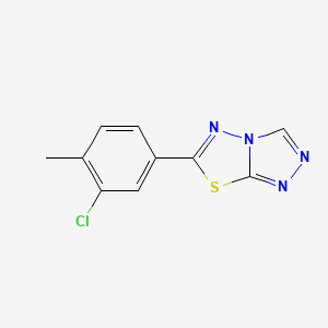 6-(3-Chloro-4-methylphenyl)[1,2,4]triazolo[3,4-b][1,3,4]thiadiazole